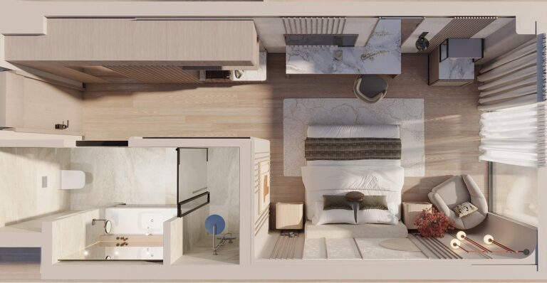 Wohnbeispiel Standard Sea Pool View