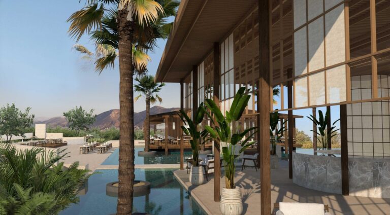 Außenansicht mit Pool und Restaurants (Modellbild) (2)