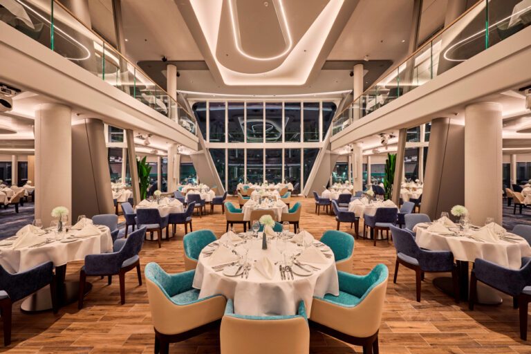Heck-Bereich des Atlantik Restaurants
