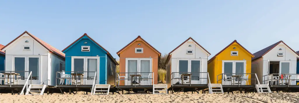 Häuser am Strand