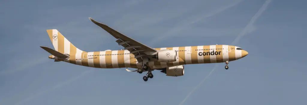 Condor Flugzeug in der Luft