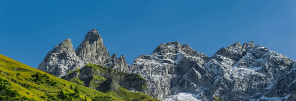 Bergpanorama im Allgäu