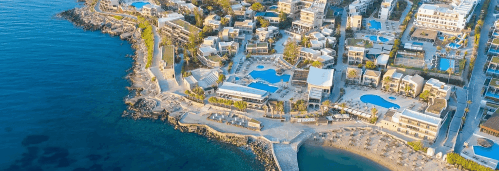 Hotelansicht vom Nana Golden Beach von oben
