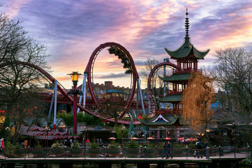 Achterbahn The Demon in Tivoli Gardens