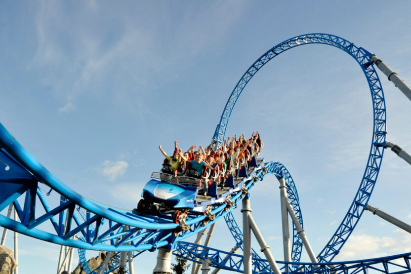 blue fire Megacoaster powered by GAZPROM à l’Europa-Park