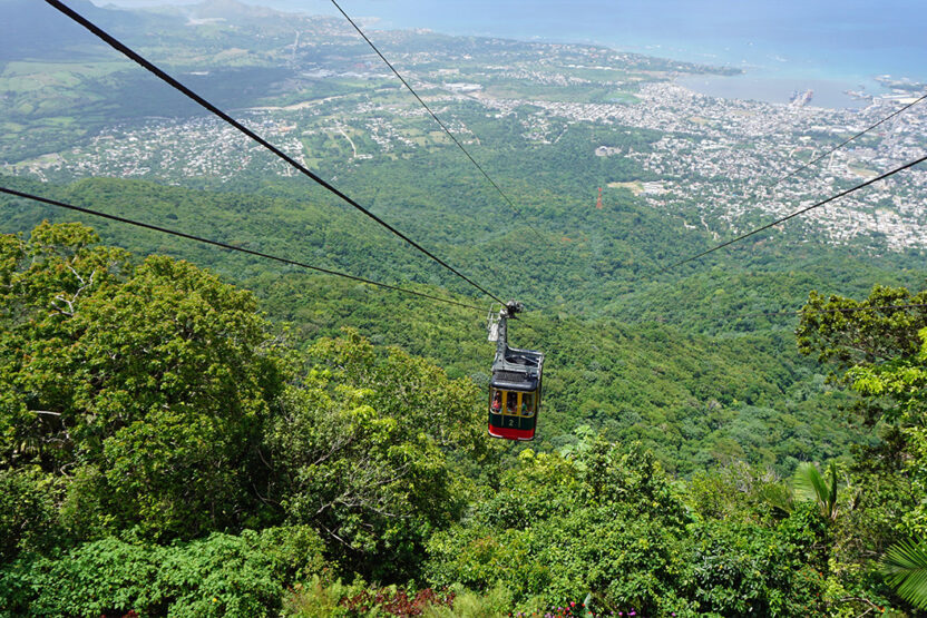 Die Stadt Puerto Plata in der Dominikanischen Republik