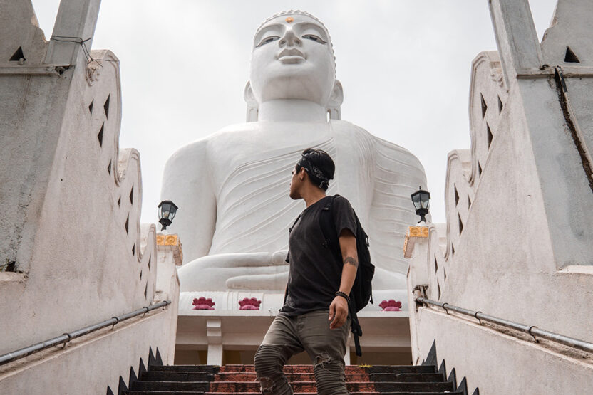 Buddha Statue in Kandy, Sri Lanka