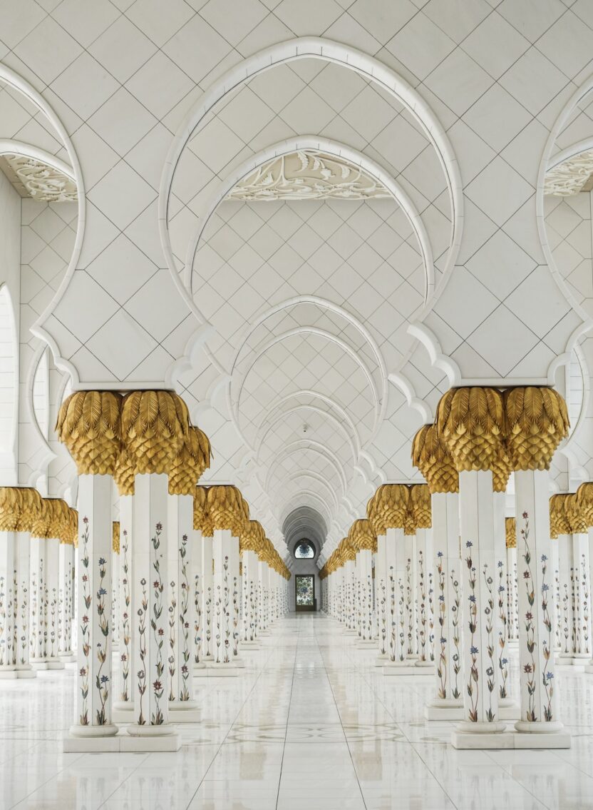 Die Sheikh Zayed Moschee von innen