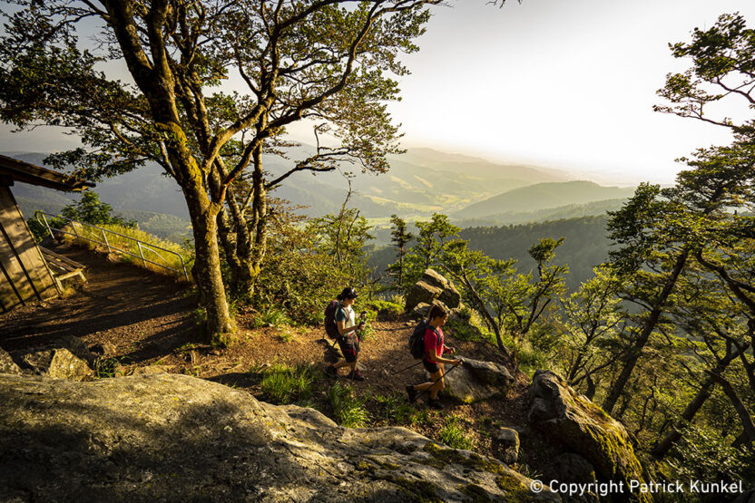 Wandern auf dem Zweitälersteig