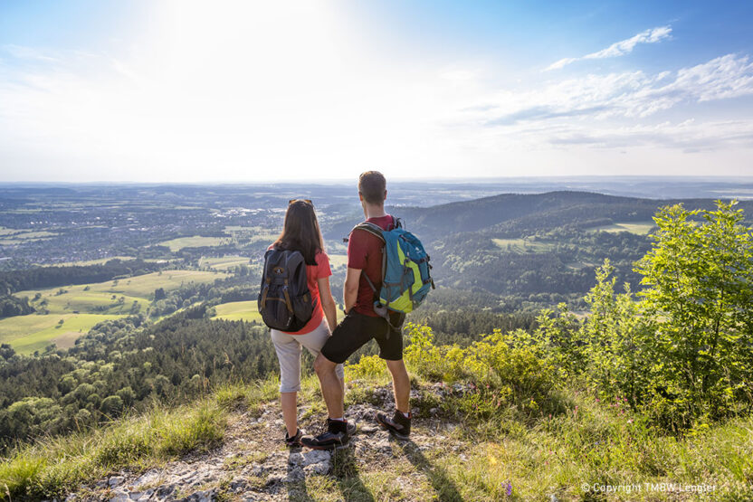 Ausblick Schwaebische Alp