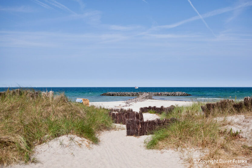 Ausblick Schönberger Strand beim Urlaub an der Ostsee