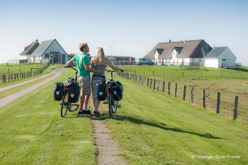 Radfahren an der Nordsee