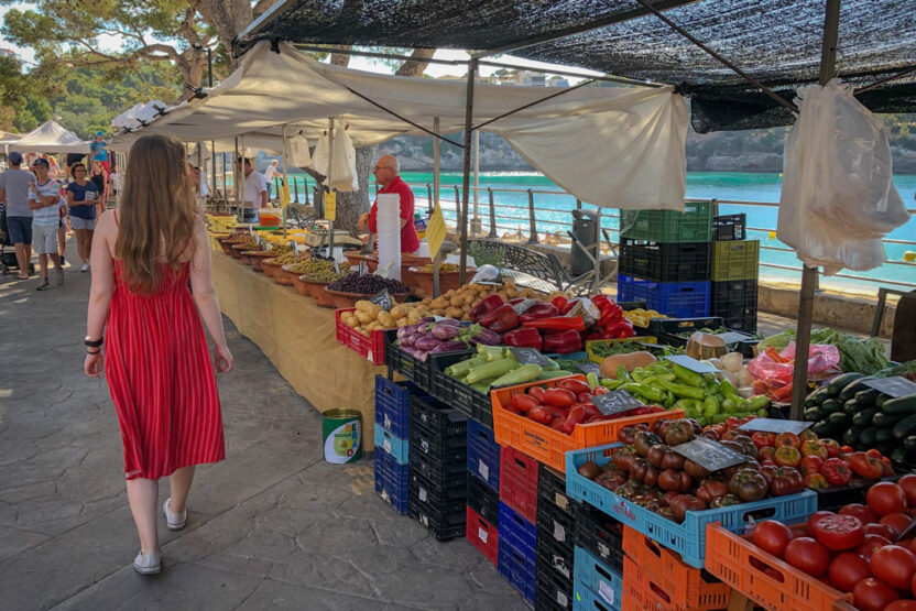 Marktbesuch auf Mallorca