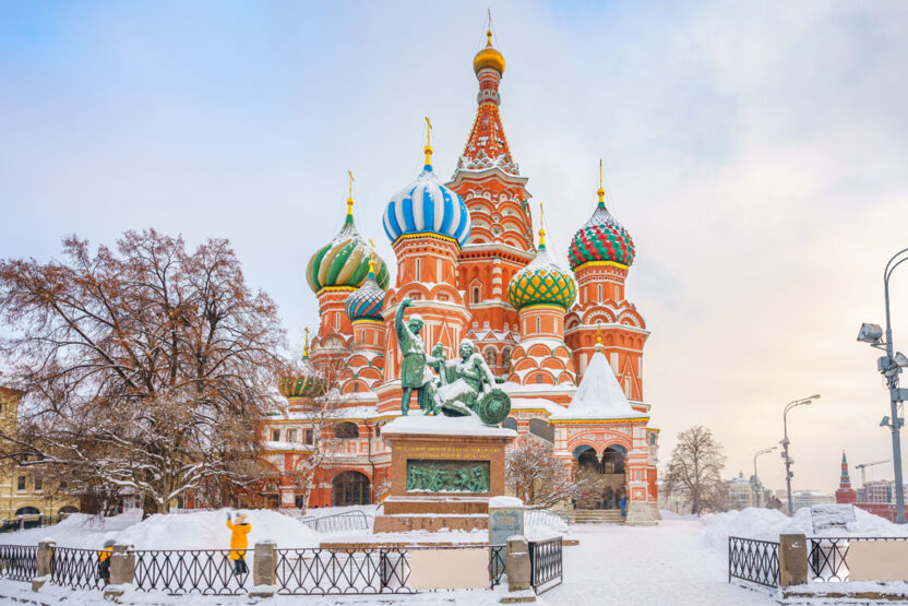Moskau im Winter
