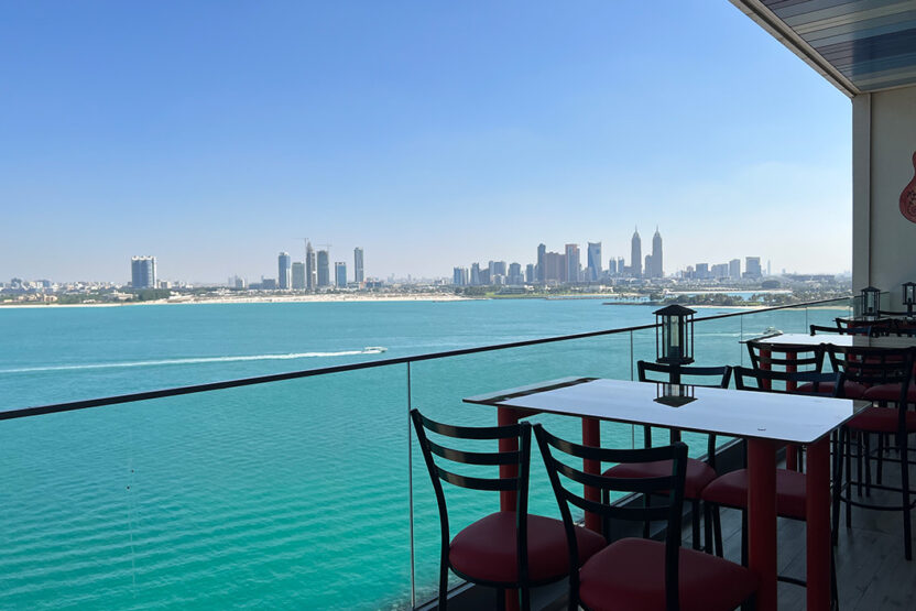 Das Luchador Restaurant mit 360 Grad Blick auf Dubai