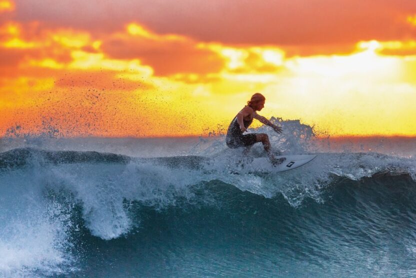 Surfer auf Fuerteventura