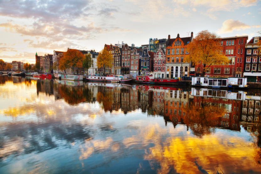 Goldener Hebst in Amsterdam