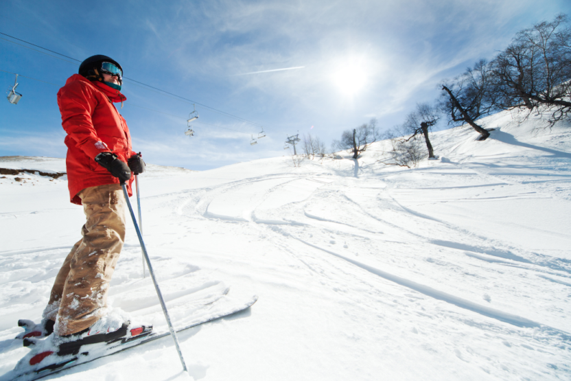 Wintersport und danach in die Sauna tut der Gesundheit gut.